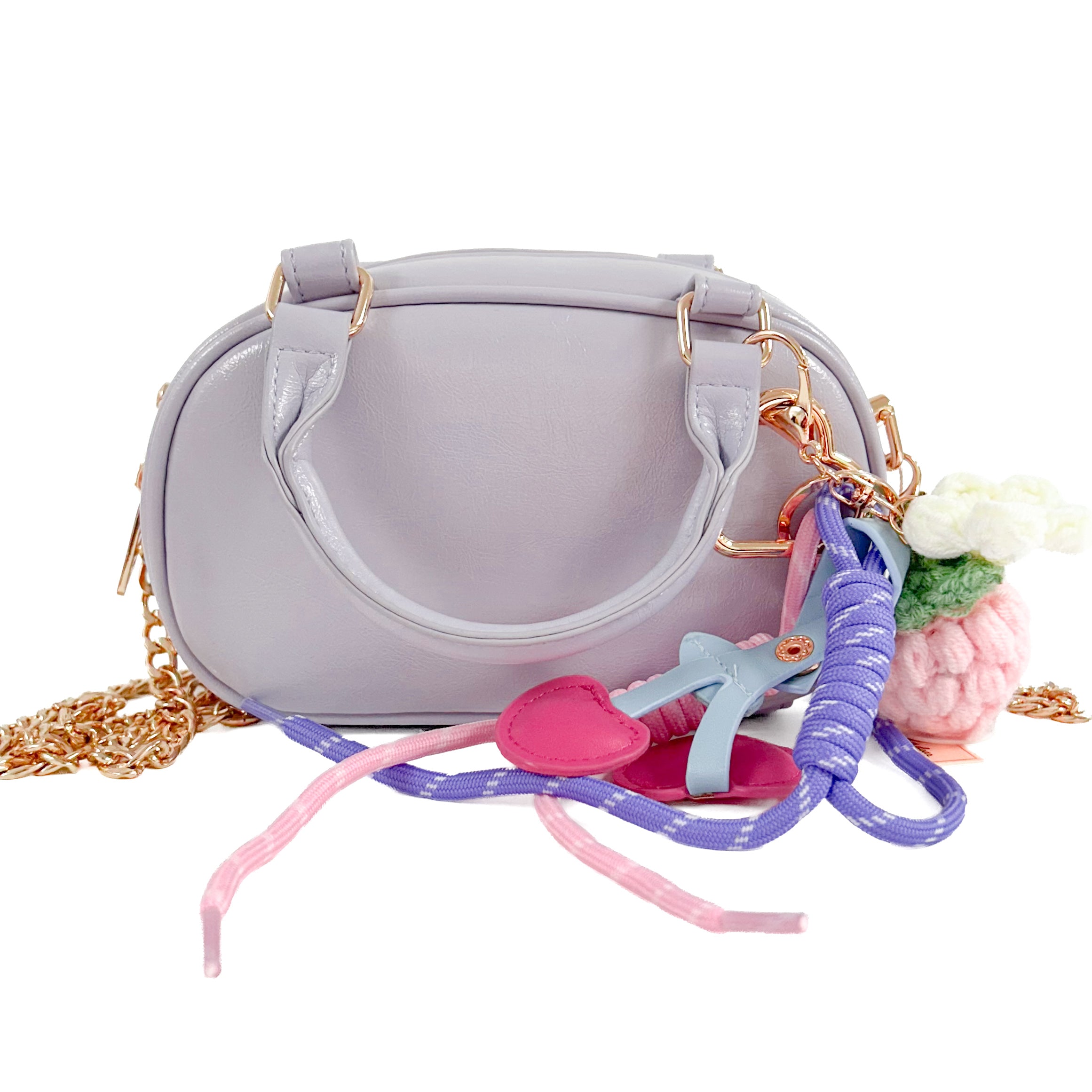 Bowler Purse with Charms