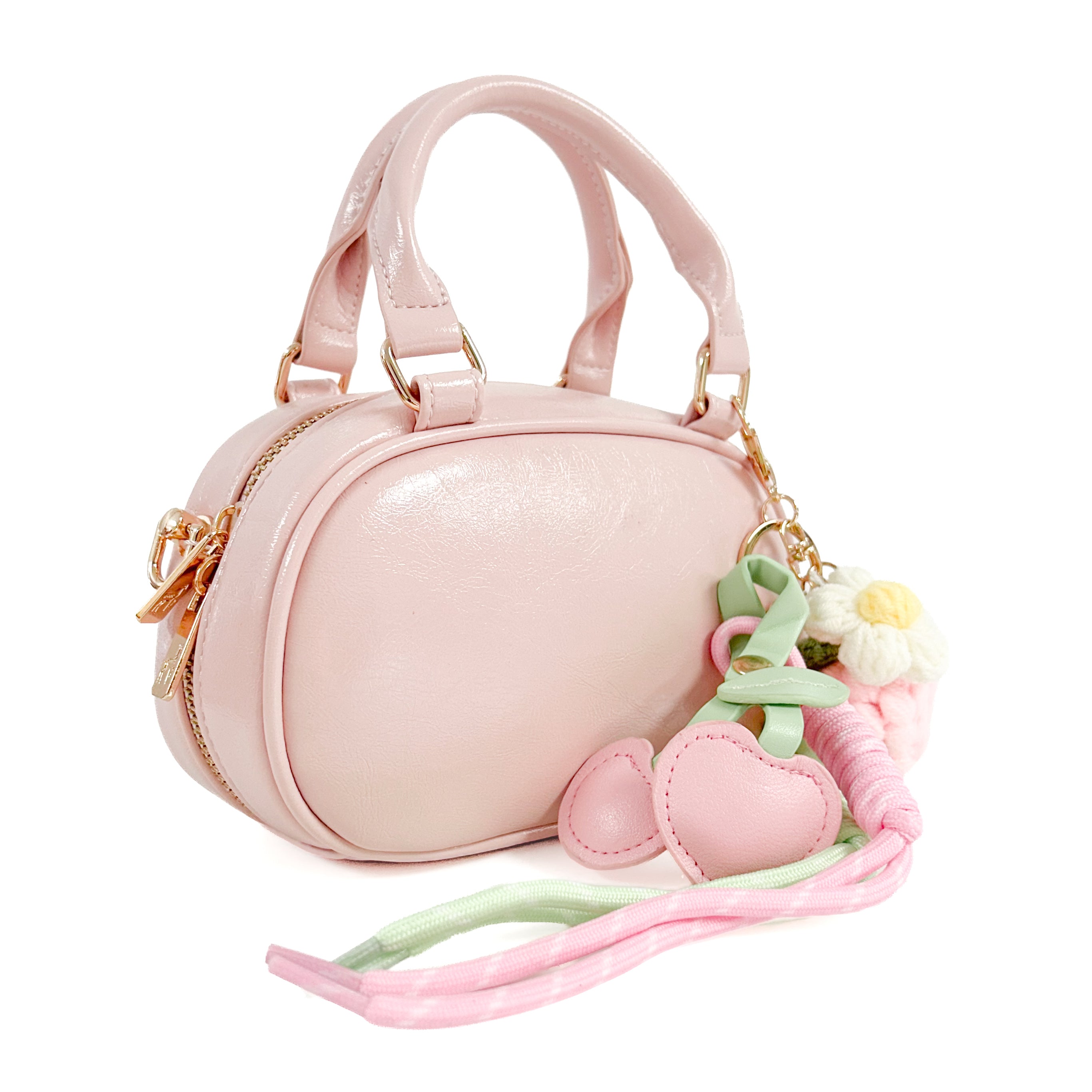 Bowler Purse with Charms