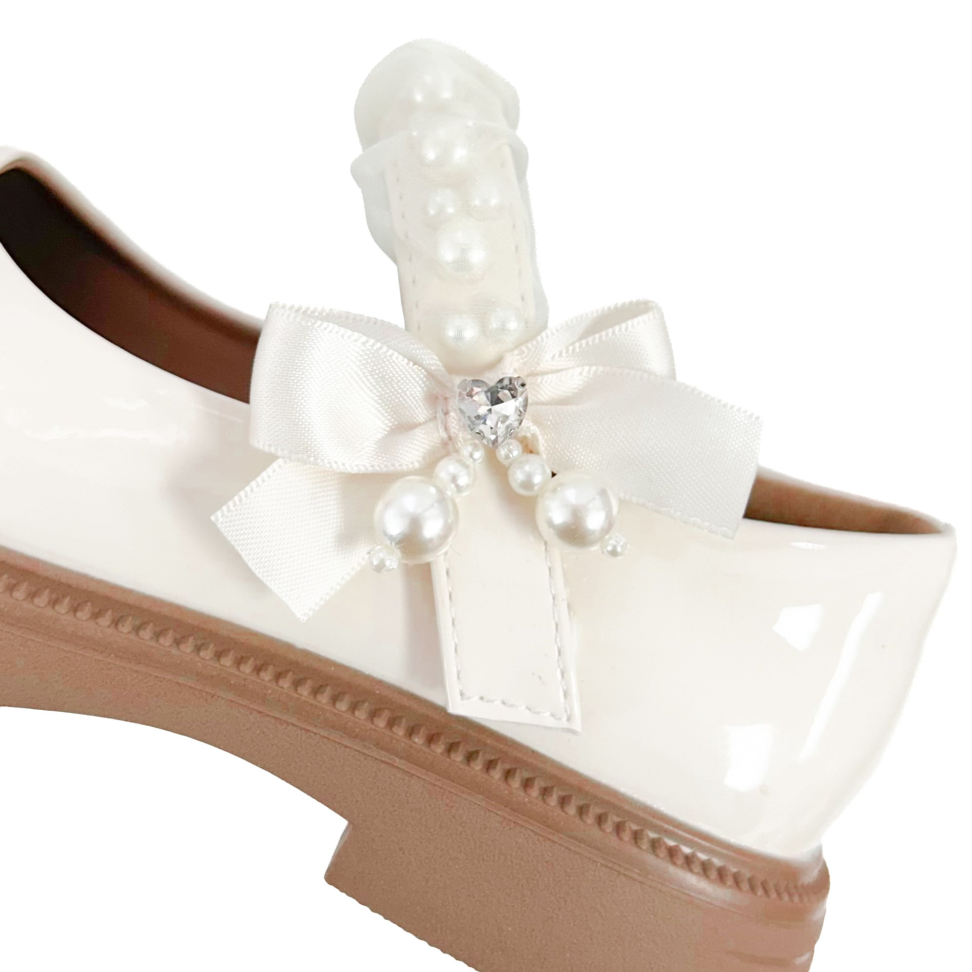 Pearl Strap Mary Jane Shoes