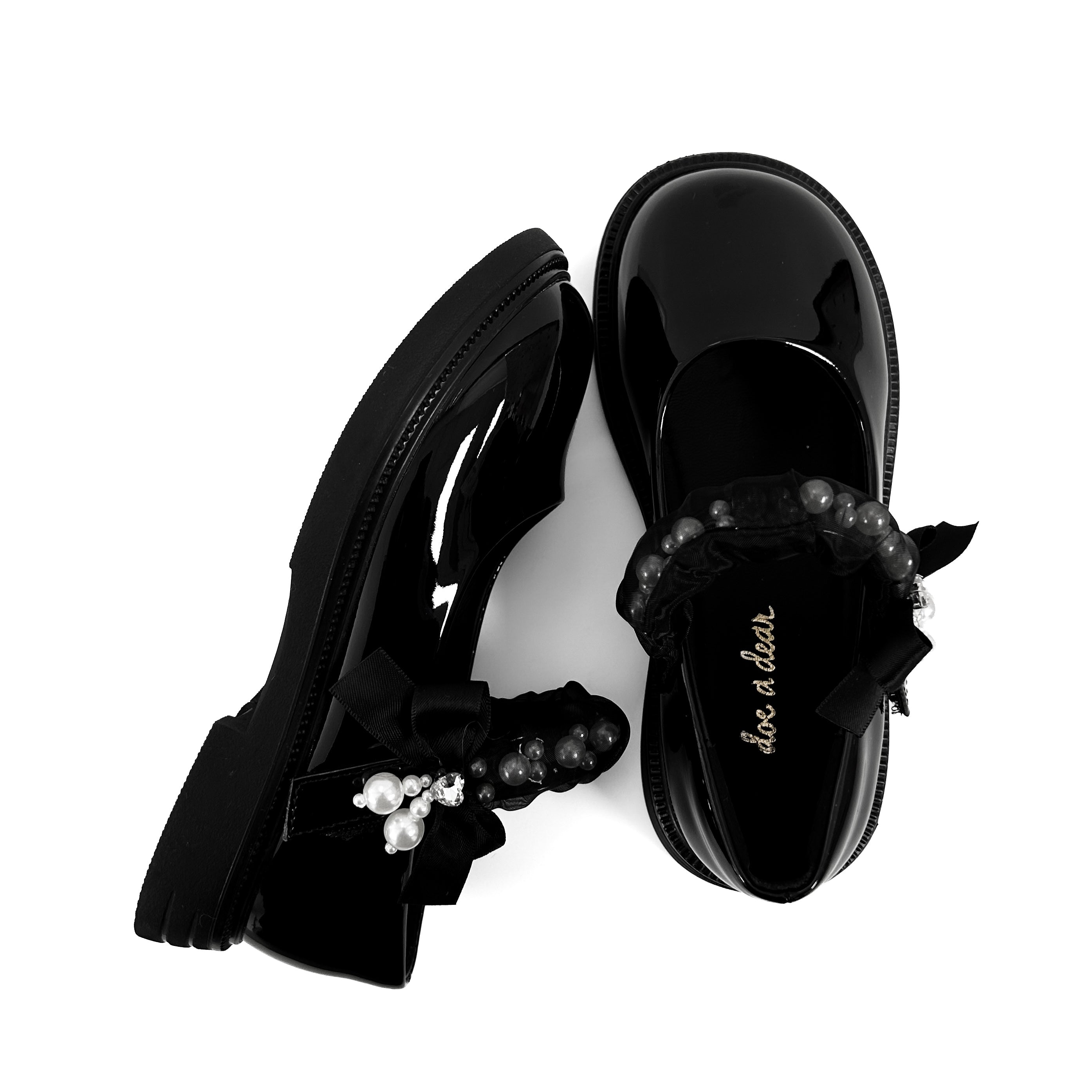Pearl Strap Mary Jane Shoes