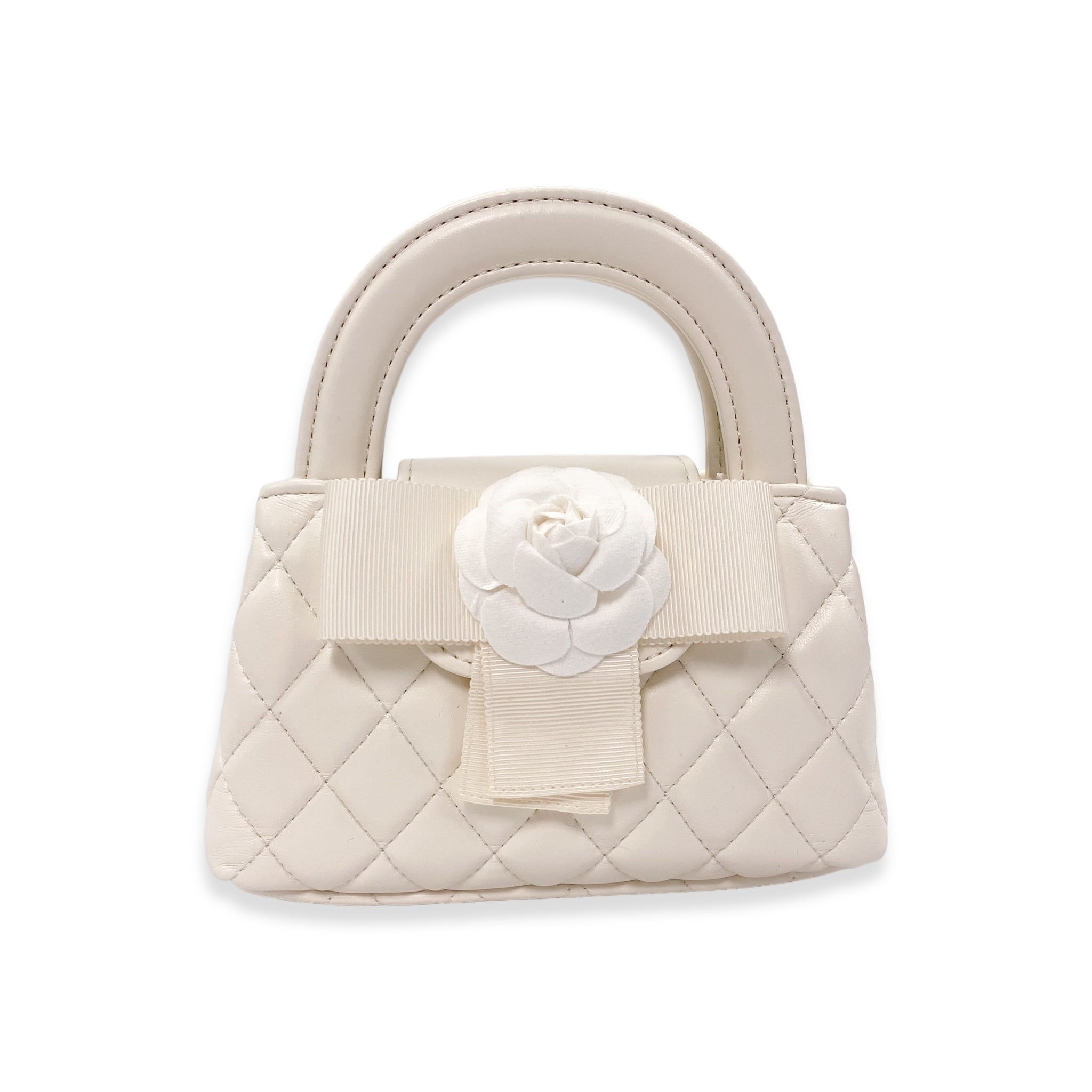 The Lilian Purse in Ivory - doe a dear