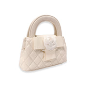 The Lilian Purse in Ivory - doe a dear