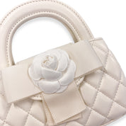 The Lilian Purse in Ivory - doe a dear