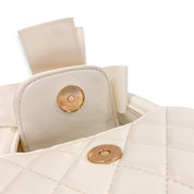 The Lilian Purse in Ivory - doe a dear