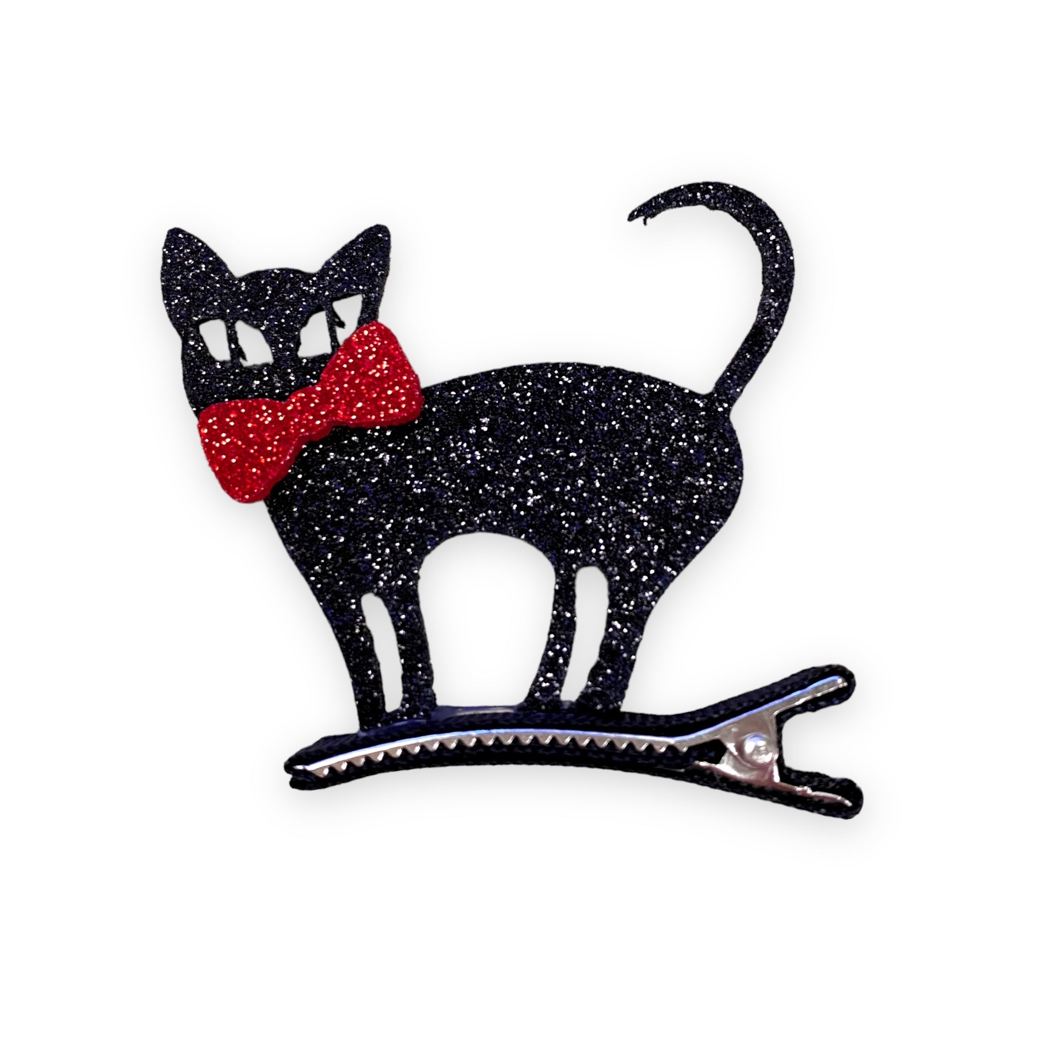 Black Cat Hair Clip - doe a dear