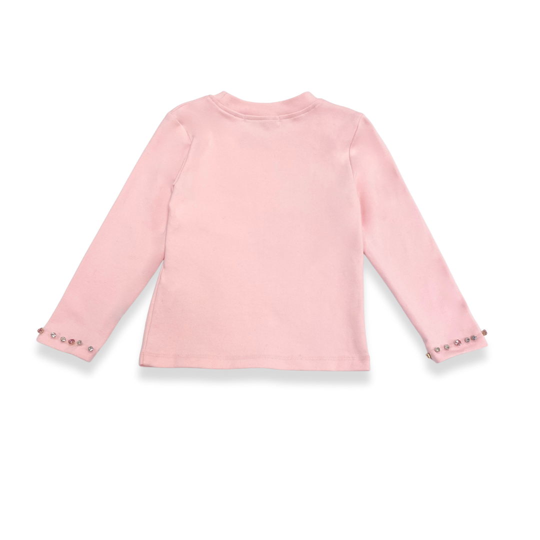 Rhinestone Trim Top - doe a dear