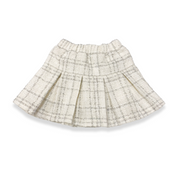Sparkly Pleated Tweed Skirt - doe a dear