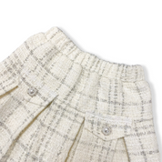 Sparkly Pleated Tweed Skirt - doe a dear
