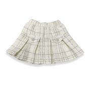 Sparkly Pleated Tweed Skirt - doe a dear