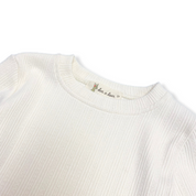 PEARL TRIM BELL SLV TOP - doe a dear
