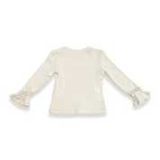 PEARL TRIM BELL SLV TOP - doe a dear