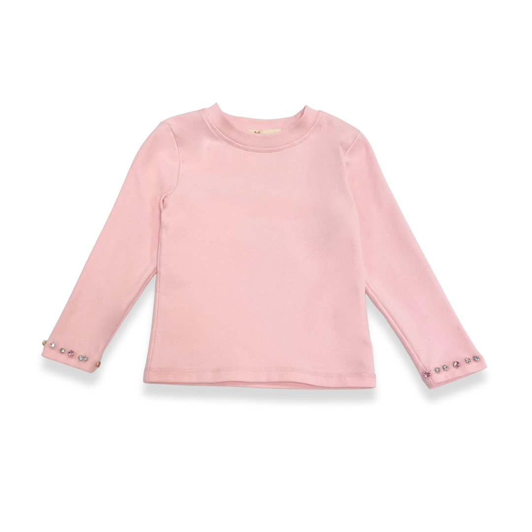 Rhinestone Trim Top - doe a dear