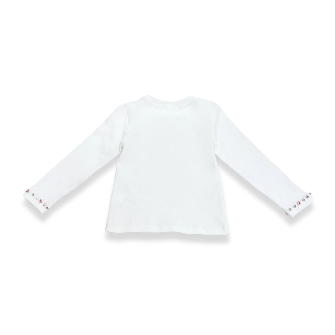 Rhinestone Trim Top - doe a dear