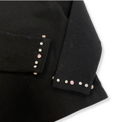 Rhinestone Trim Top - doe a dear