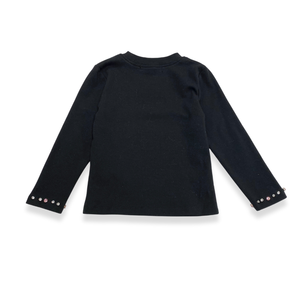 Rhinestone Trim Top - doe a dear