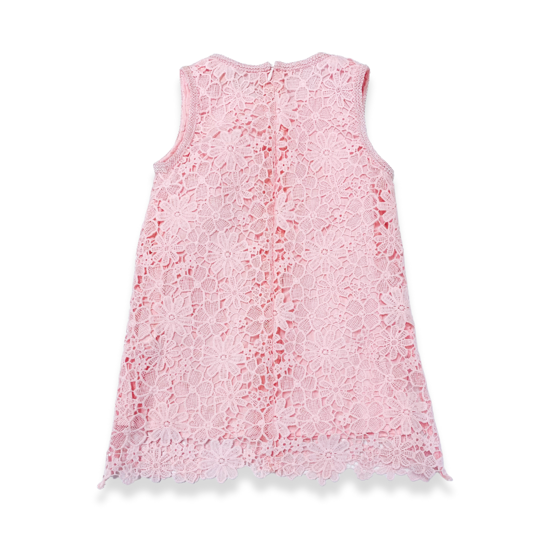 Floral Lace Dress -pink