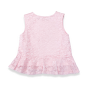 Pink Lace Vest - Pink - doe a dear