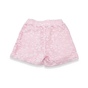 Pink Lace Shorts - Pink - doe a dear