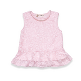 Pink Lace Vest - Pink
