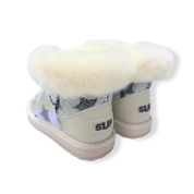 Handcrafted Sequin Star Furry Boot