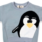 Penguin Sweatshirt - BLUE - doe a dear