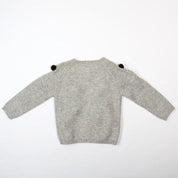 Allover Pom Poms Wooly Cardigan - doe a dear