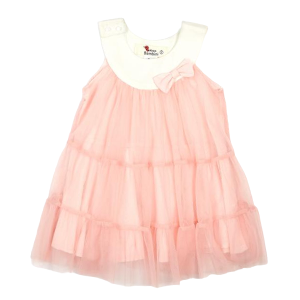Sheer Mesh Dress - Pink - doe a dear