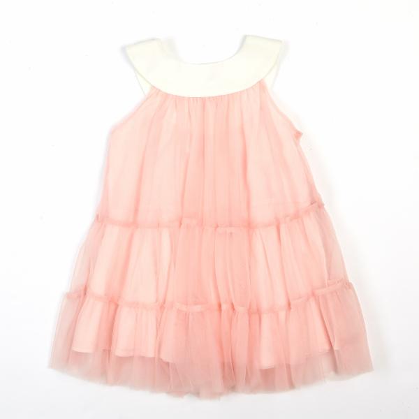 Sheer Mesh Dress - Pink - doe a dear