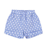 Elastic Waist Polka Dot Shorts w/ Pockets