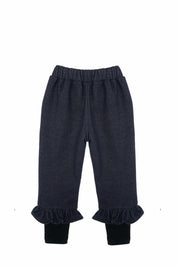 Apron Top & Ruffle Hem Pants Set - doe a dear