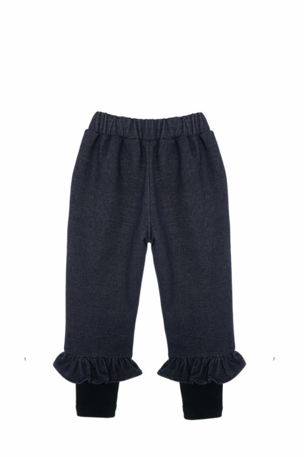 Apron Top & Ruffle Hem Pants Set - doe a dear