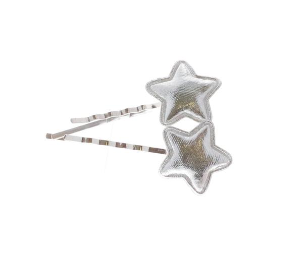 Metallic Star Bobby Pin Pair - doe a dear