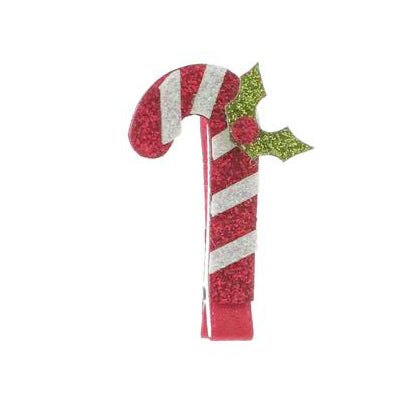 Candy Cane Hair Clip - doe a dear