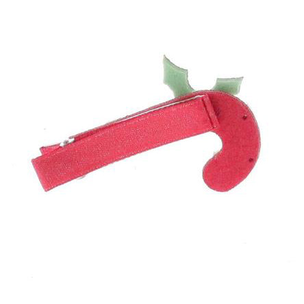 Candy Cane Hair Clip - doe a dear