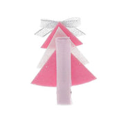 Pink Christmas Tree Hair Clip - doe a dear