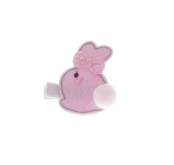 Bunny with Pom + Polka dot Bow - doe a dear