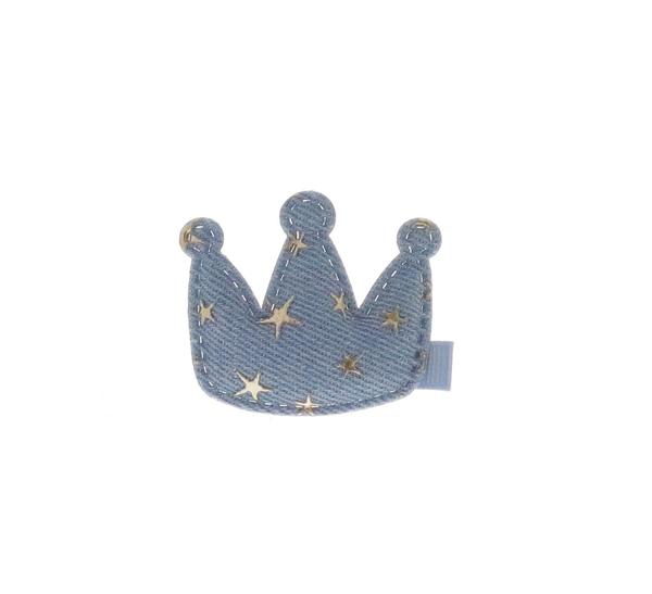 Star Applique Crown Hair Clip - doe a dear
