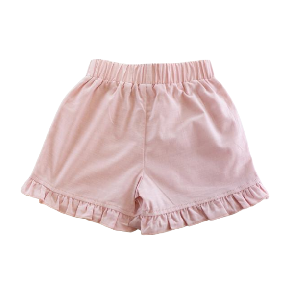 Ruffle Hems Shorts - Pink - doe a dear