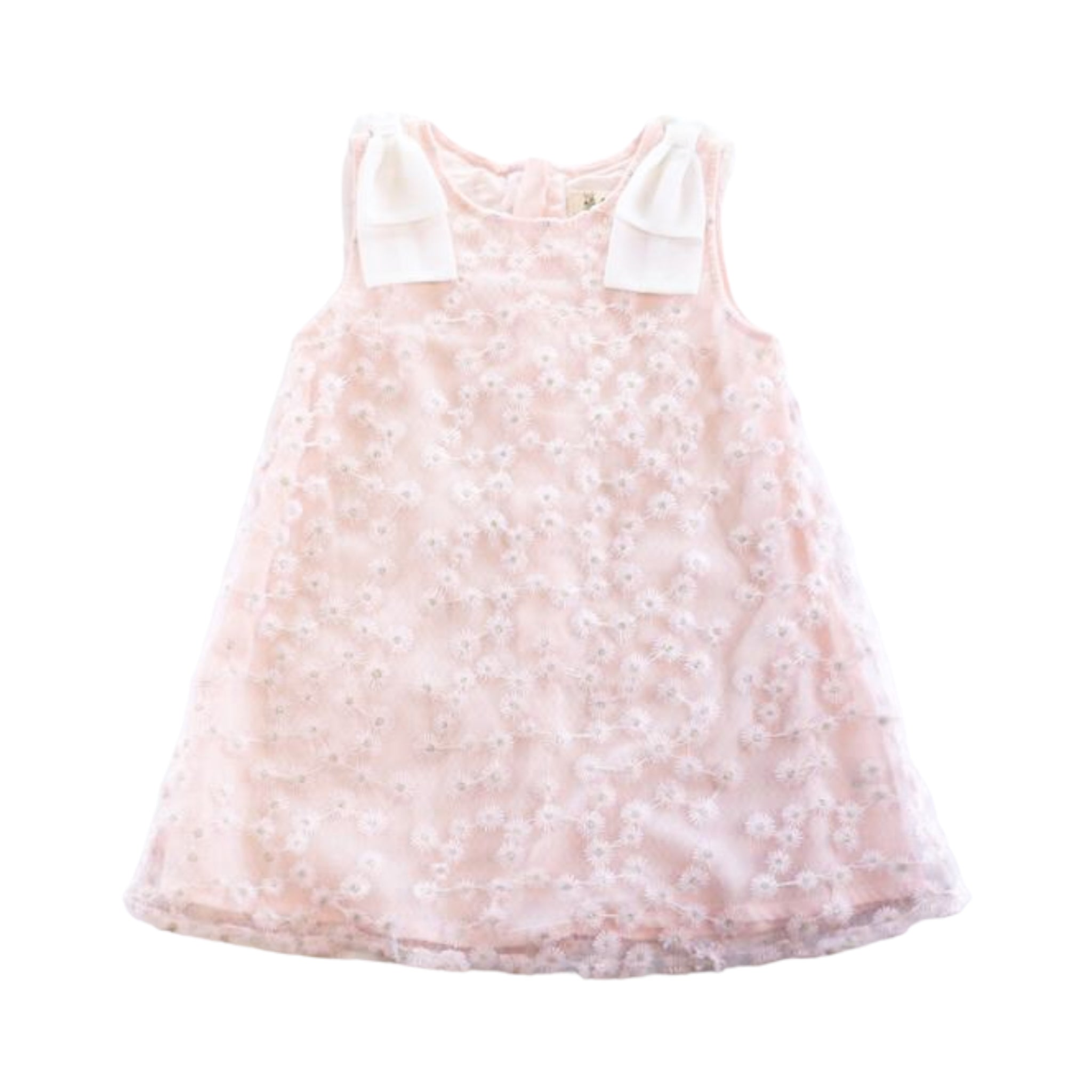 Floral Embroidered Sheer Dress - doe a dear