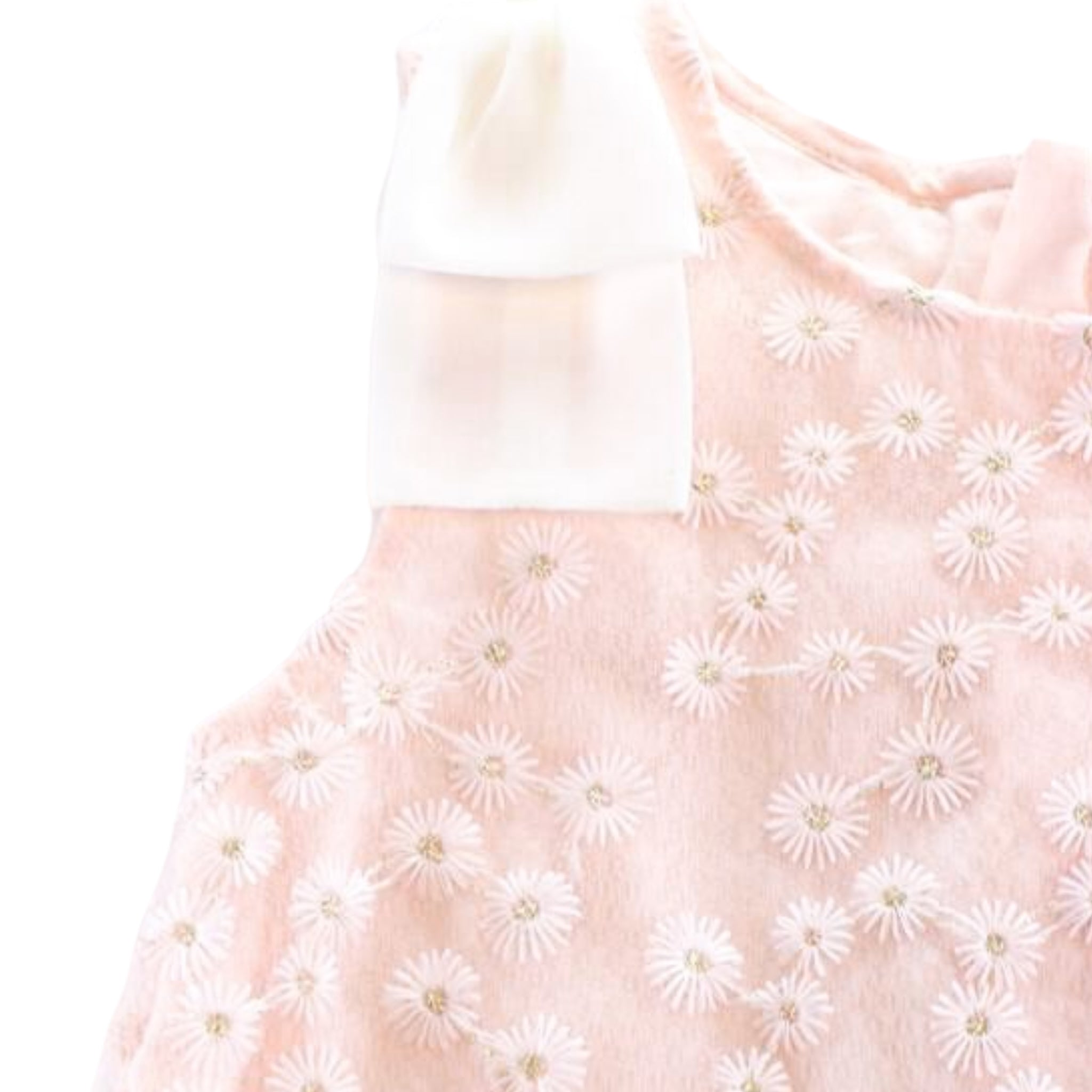 Floral Embroidered Sheer Dress - doe a dear