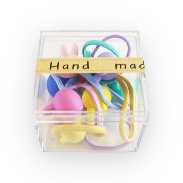 10pcs Mix Rabbit Elastic Hair Ties - doe a dear