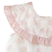 Dotted Sheer Dress - Pink - doe a dear