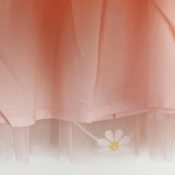 Pink Sequin Floral Mesh Tutu - doe a dear