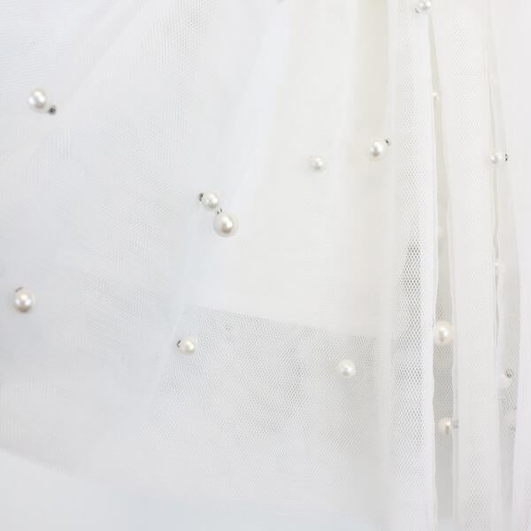 Pearl Stud White Tutu - doe a dear