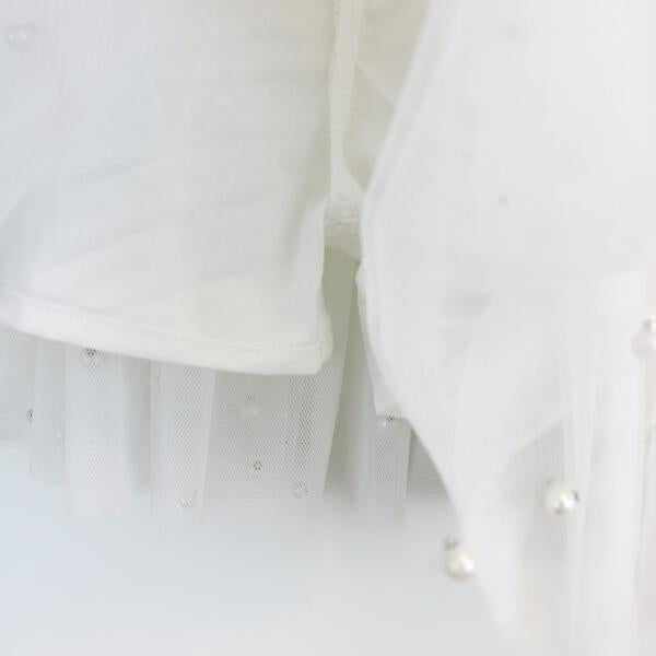 Pearl Stud White Tutu - doe a dear
