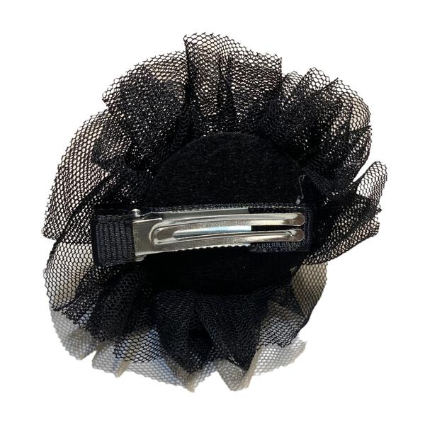 Batwing & Mesh Bow Hair Clip - doe a dear
