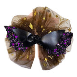 Batwing & Mesh Bow Hair Clip