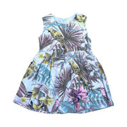 Parrot Print A-Line Dress - doe a dear