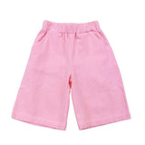 Polka Dots Vest + Culottes Set - Pink