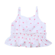 Polka Dots Vest + Culottes Set - Pink - doe a dear